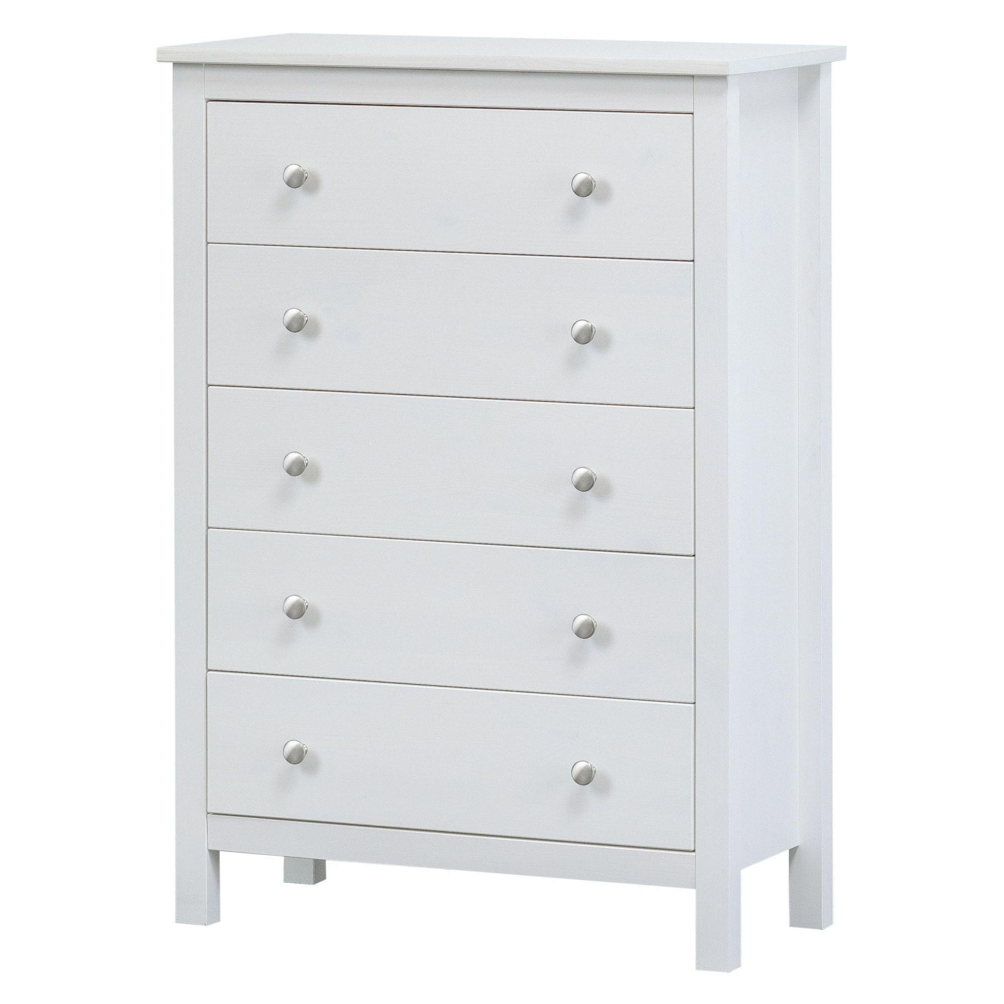 KOMMODE Massivholz 37/106/75 cm - Weiß, Holz (106/75/37cm) - hagge home