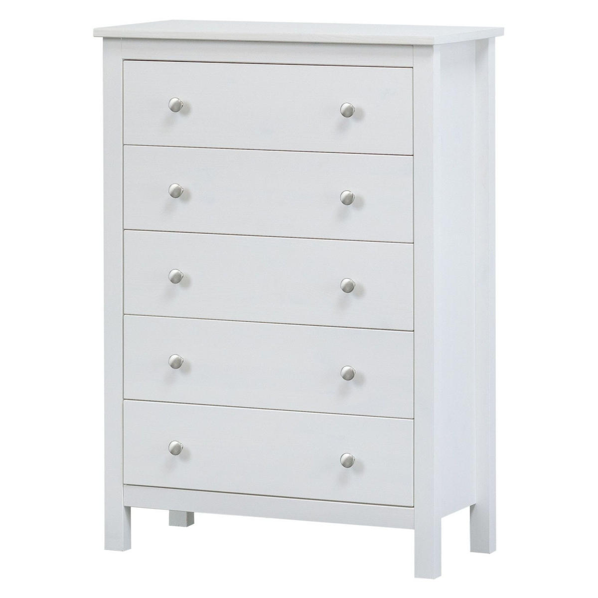 KOMMODE Massivholz 37/106/75 cm - Weiß, Holz (106/75/37cm) - hagge home