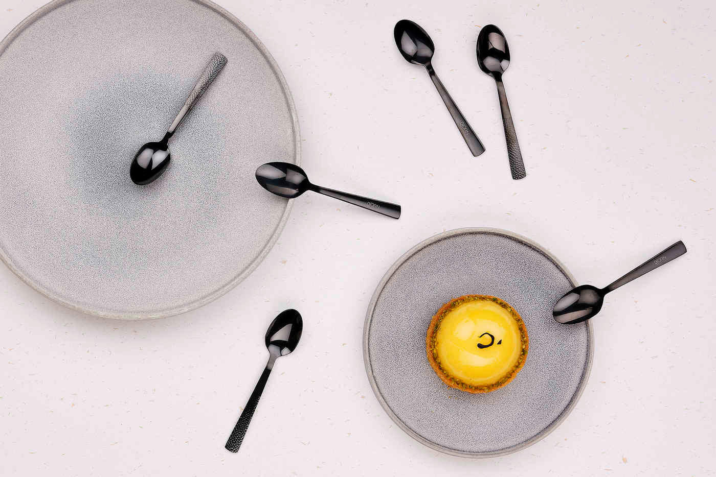 LÖFFEL 6er-Set Finn - Schwarz - Schwarz, Metall - Björn