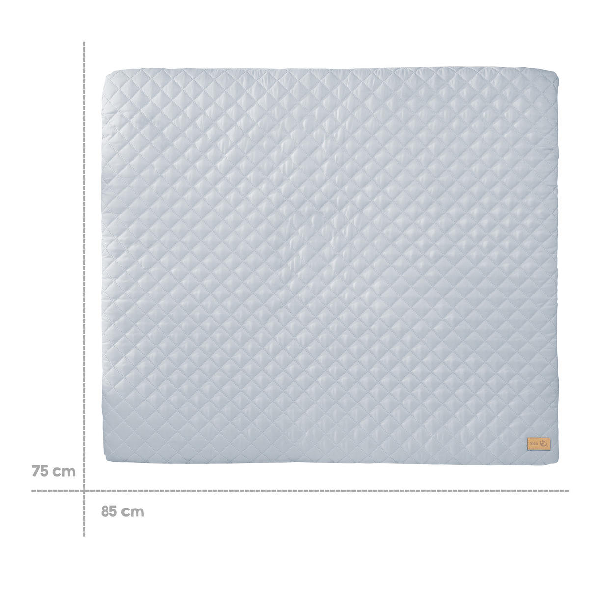 WICKELAUFLAGE roba Style türkis - Hellblau, Textil (85/75cm) - Roba