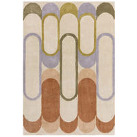 TEPPICH modern Wohn-/Schlafzimmer Retro MOTA Mehrfarbig 120x170 cm - Multicolor, Textil (120/170cm) - Novatrend