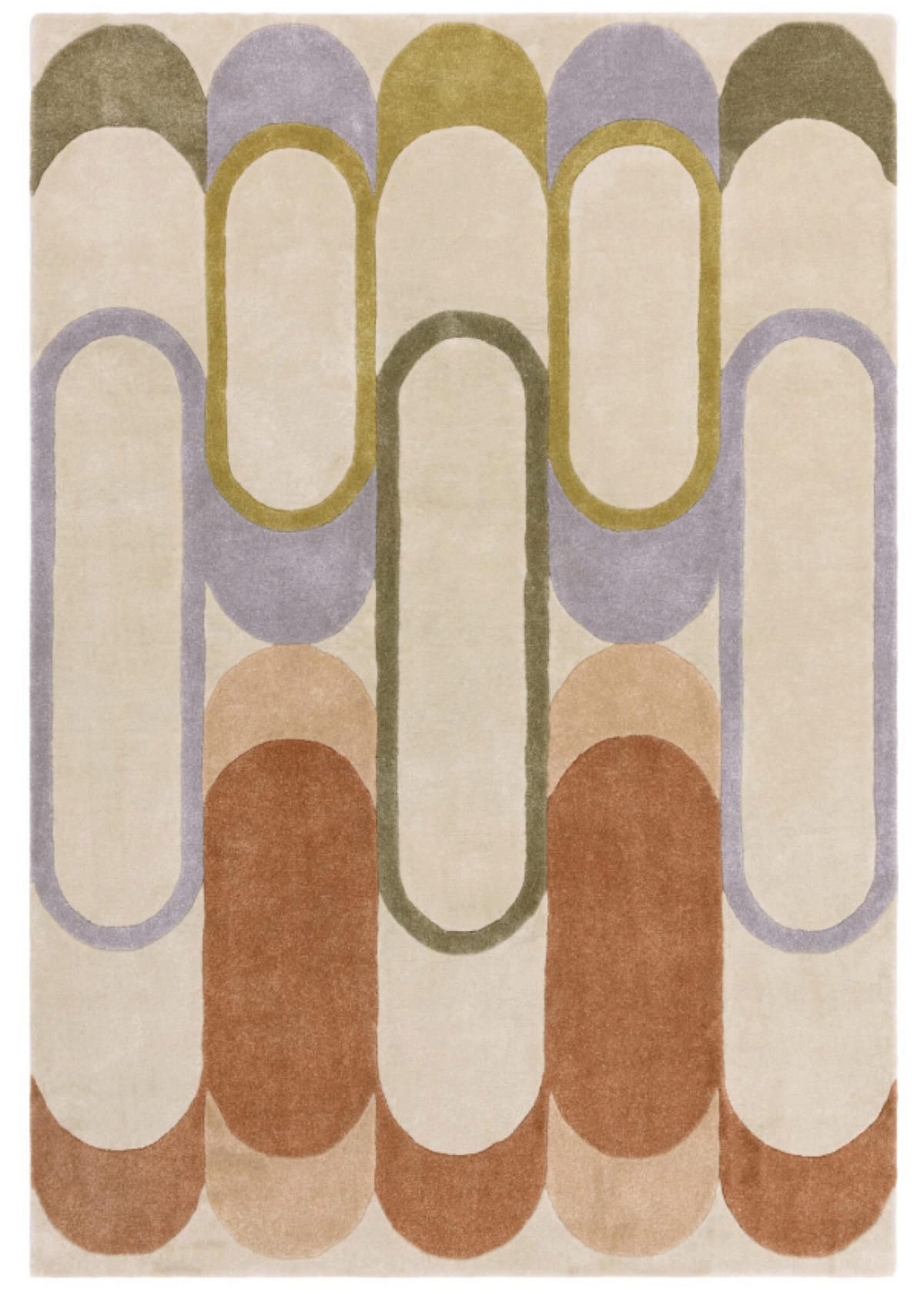 TEPPICH modern Wohn-/Schlafzimmer Retro MOTA Mehrfarbig 120x170 cm - Multicolor, Textil (120/170cm) - Novatrend