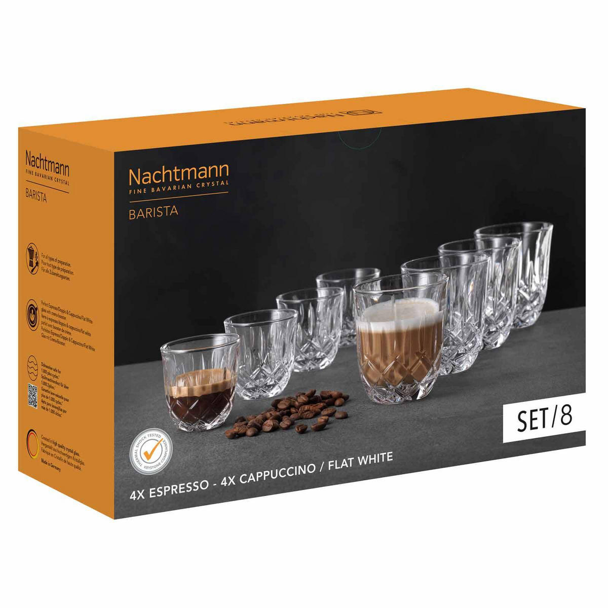 GLÄSERSET Noblesse transparent 8er Set - Transparent, Glas - Nachtmann