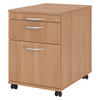 ROLLCONTAINER - mit Hängeregistratur 58/42,8/59 cm in Nussbaumfarben Bogengriff (Metall) - Nussbaumfarben, Holzwerkstoff (42.8/59/58cm) - bümö
