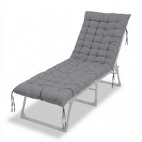 LAVIČKOVÝ sedák - sivá, textil/plast (70/8/190cm) - Relaxdays