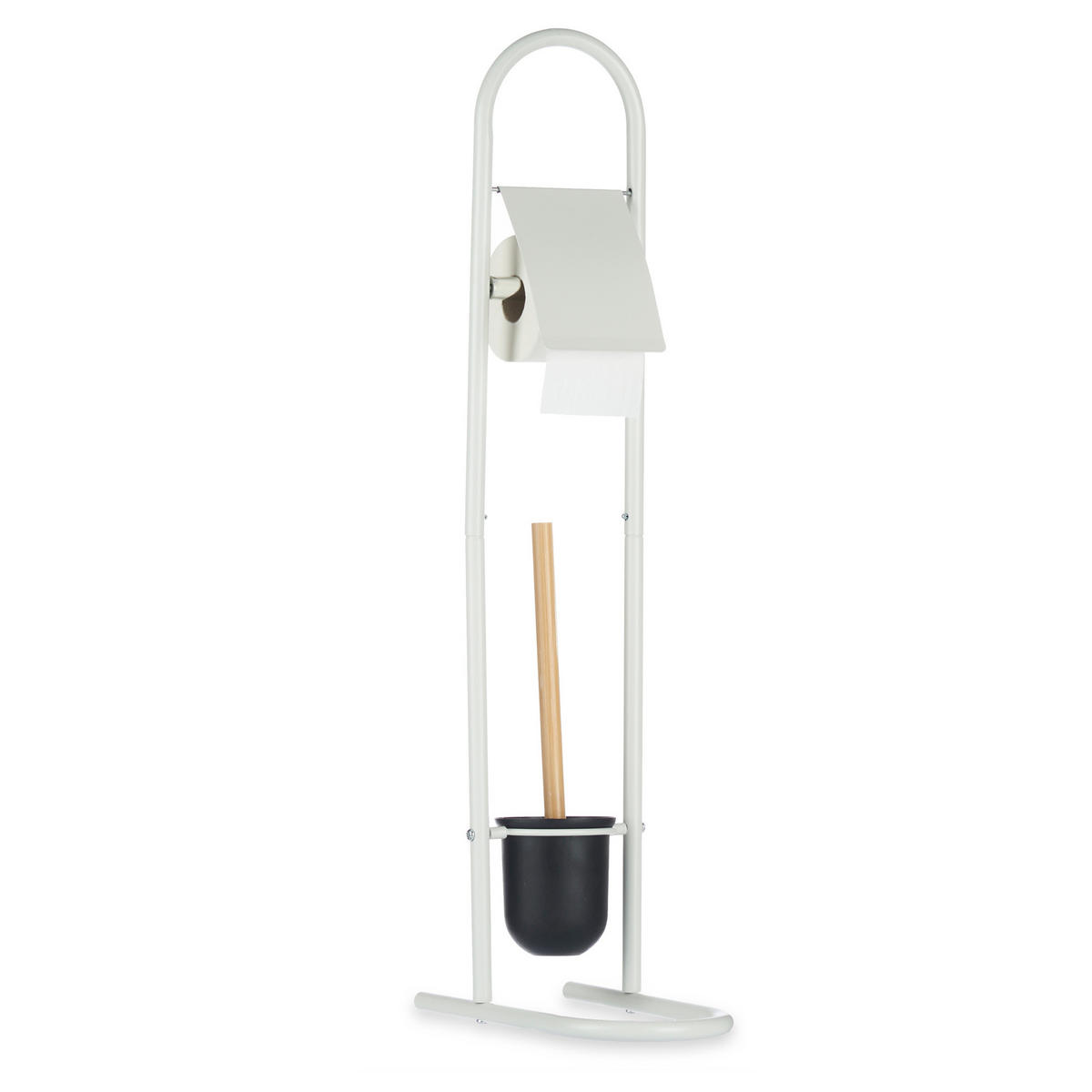 TOILETTENPAPIER- Freshy 28,5/16/80,8 cm - Weiß, Metall (16/80.8/28.5cm) - Berilo