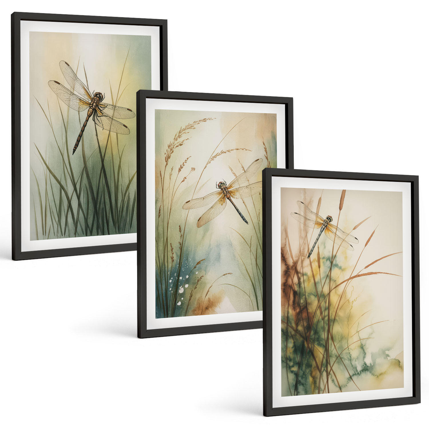 Tulup Bilder Schwarz 40x60 cm