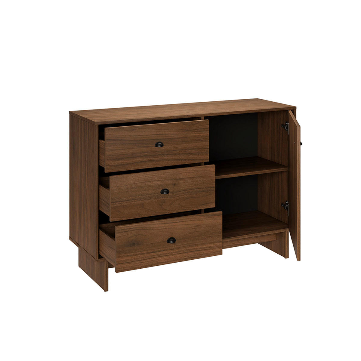 SIDEBOARD Dunkles Holz - Braun, Holzwerkstoff (118.2/83.8/40cm) - Petits-meubles