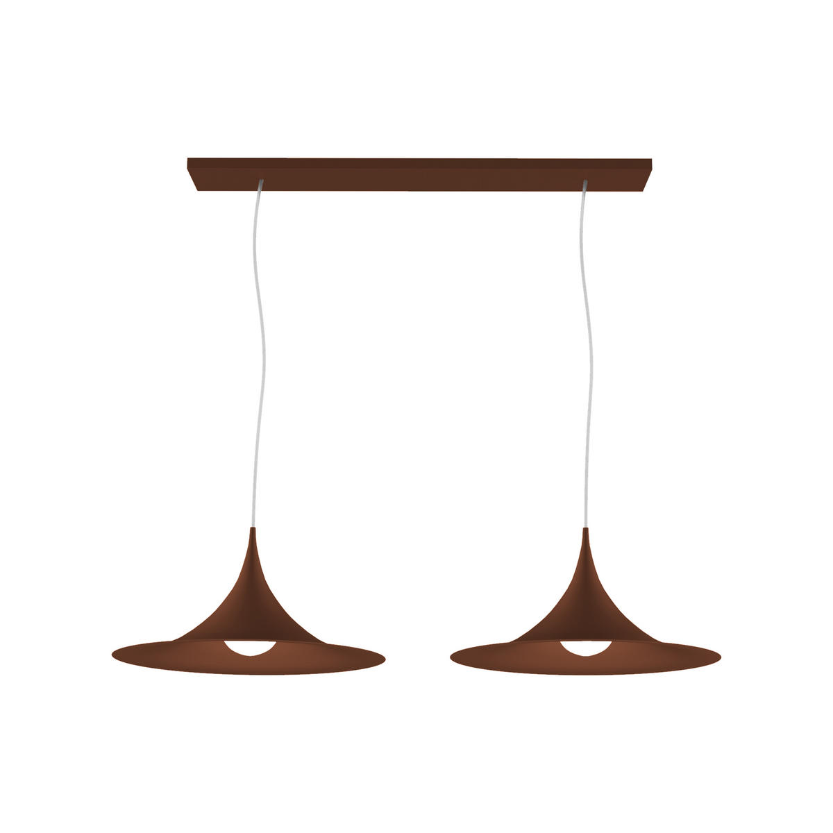 HÄNGELEUCHTE - Dunkelbraun, Metall (33/70/16cm) - Lumicom