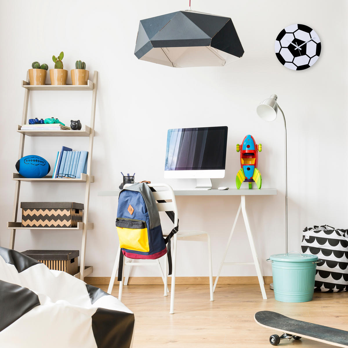 WANDUHR - Multicolor, Kunststoff/Metall (30/30/4cm) - Relaxdays