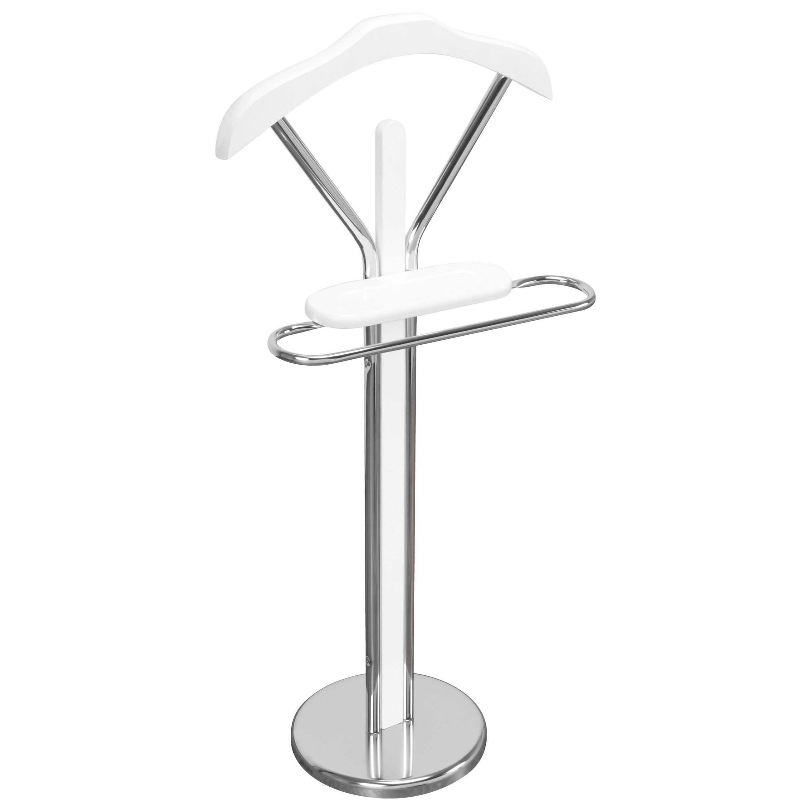 KLEIDERBUTLER, silber - Chromfarben, Metall (47.5/108/30cm) - bremermann