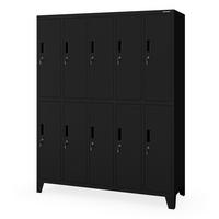 ARBEITSSCHUTZ-KLEIDERSCHRANK BARTEK PRO 172x136x45 cm - Schwarz, Metall (136/172/45cm) - Jan Nowak