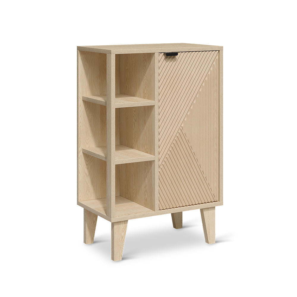 MIDISCHRANK Arven, Eiche, 50 x 78 cm - Eichefarben, Holzwerkstoff (50/78/30cm) - Vicco