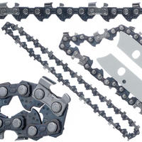 SÄGEKETTE Universal - 6", 1/4", 37 Führungsglieder, 18 Schneidezähne, Nutbreite 1,3 mm - Multicolor, Kunststoff/Metall (10/10/10cm)