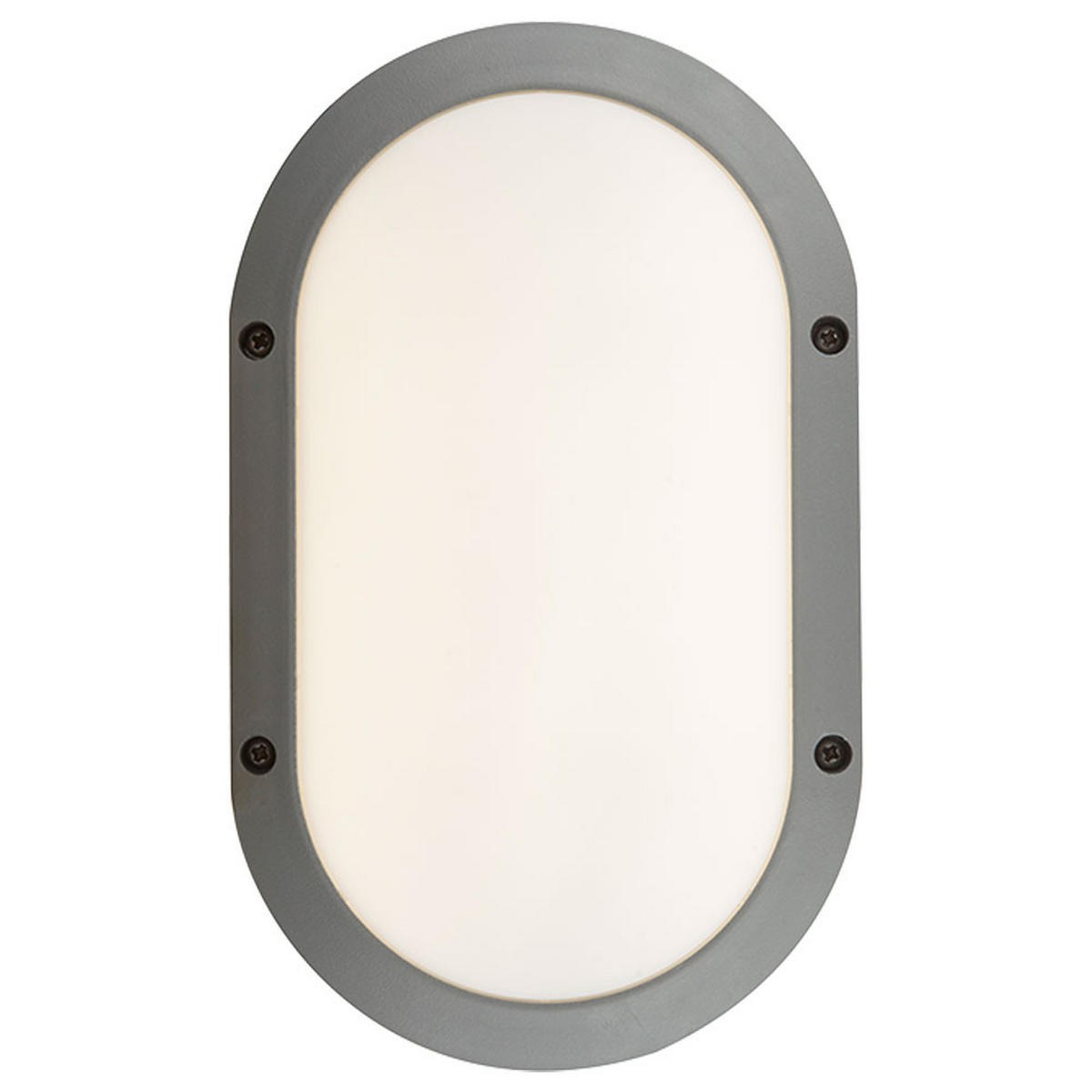 LED AUSSEN-WANDLEUCHTE Silber Metallic - Silberfarben, Kunststoff (13.3/5.8/21.6cm) - Globo Lighting