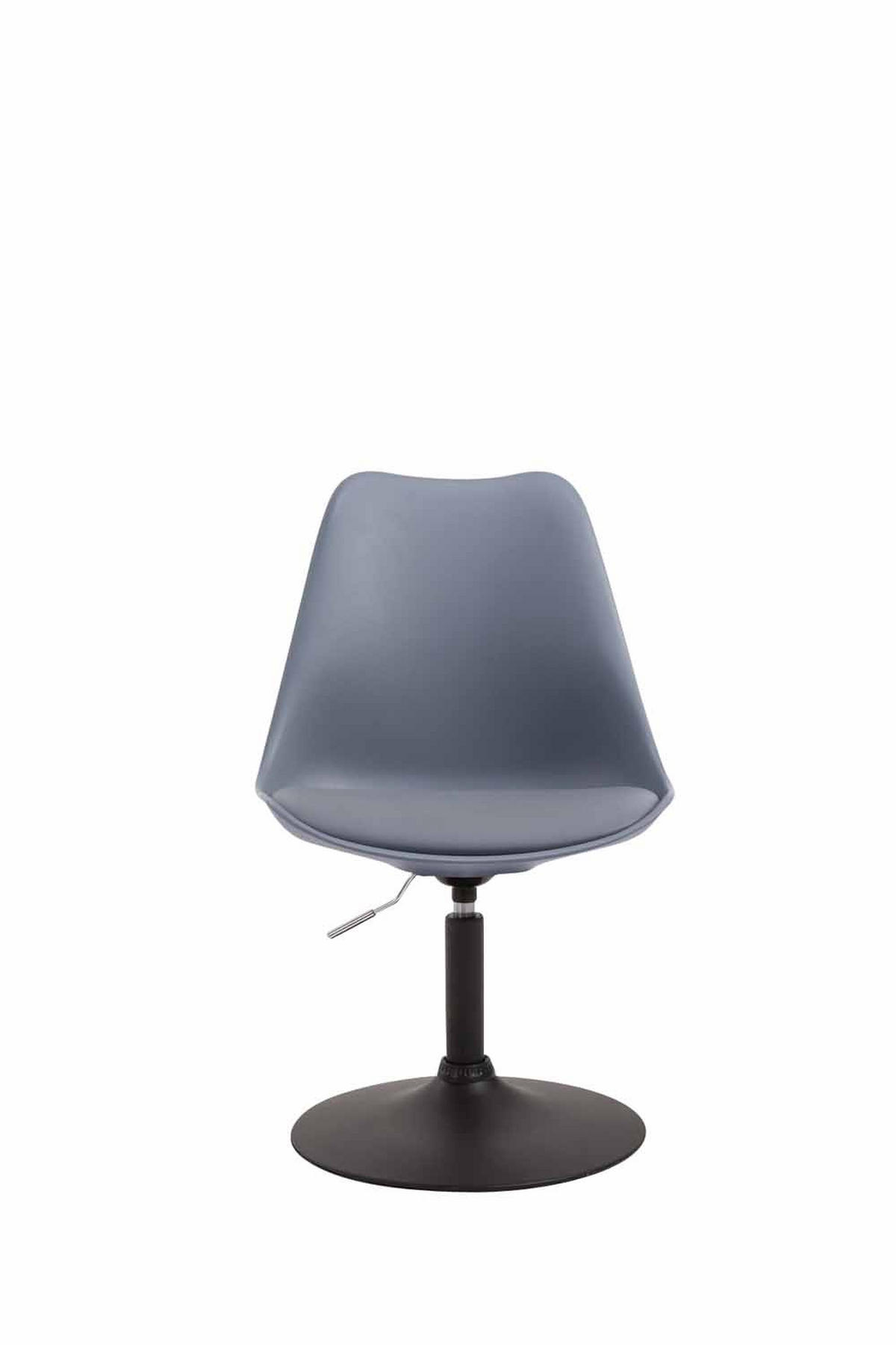 DREHSTUHL Kunststoff grau - Schwarz/Grau, Kunststoff/Metall (48/76/57cm) - CLP