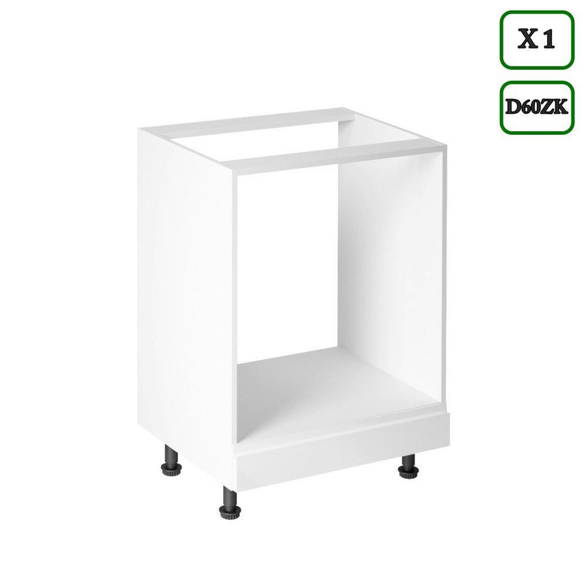 KÜCHENZEILE 320 cm – Aspen K91-M320 - in Weiß/Hochglanz - Weiß, Holzwerkstoff (320/212/60cm)