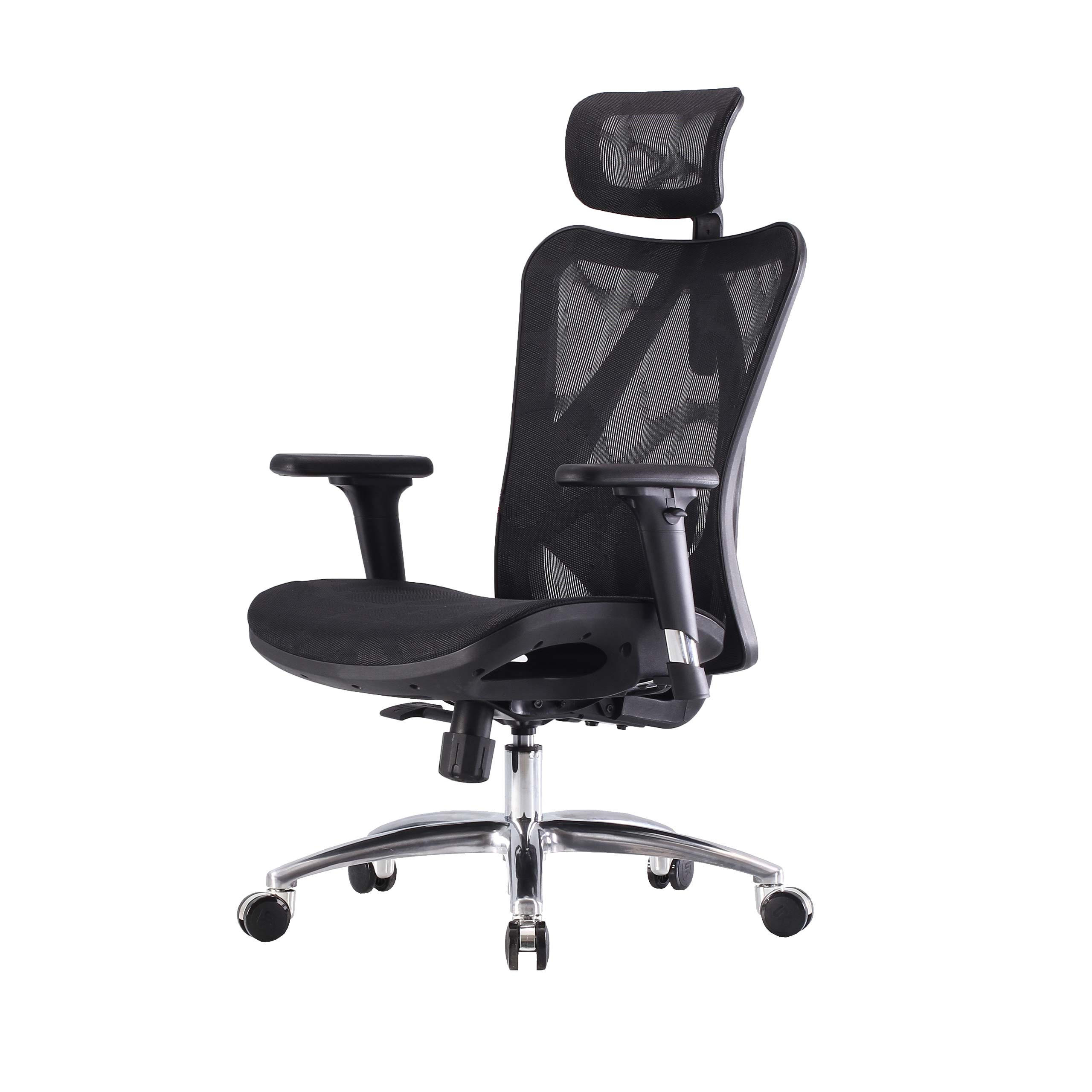 BÜROSTUHL Schwarz, Schwarz - Schwarz, Textil (66/128/93cm) - SIHOO