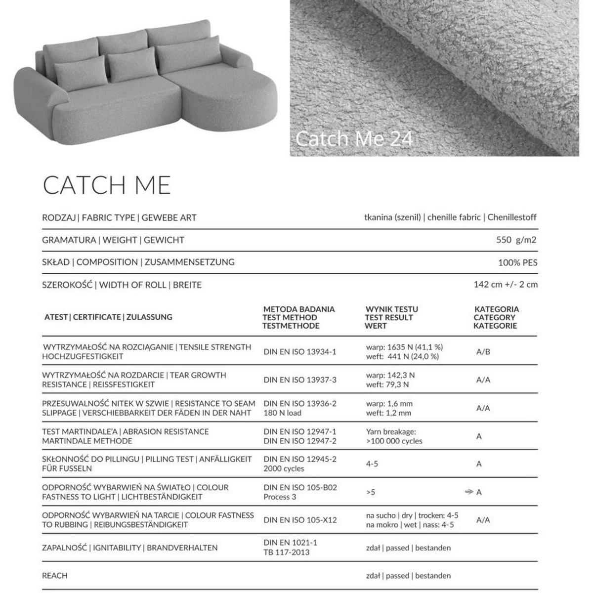 ECKSCHLAFSOFA Bari links grau - Schwarz/Grau, Textil (276/158cm) - Beautysofa