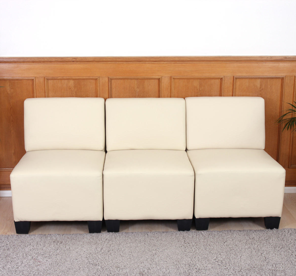 3-SITZER Beige - Beige, Textil (171/76/72cm) - MCW