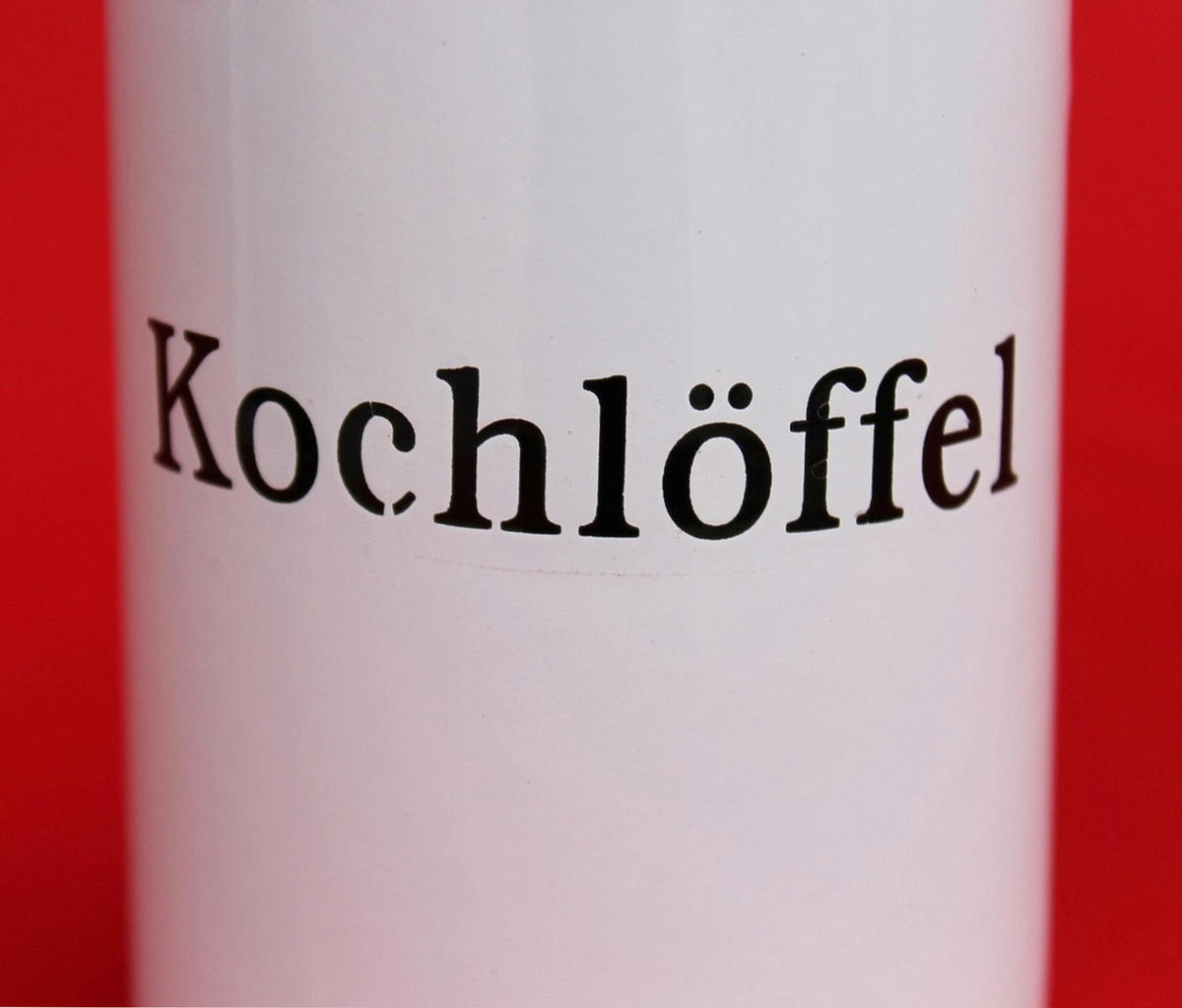 KOCHLÖFFELHALTER Metall emailliert Weiß 11,5 cm - Weiß, Metall (8/11.5/8cm) - DanDiBo