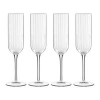 CHAMPAGNERGLAS Champagnergläser - Flöten - Bach - 210 ml - 4 Stück - Transparent, Glas (0.21L)