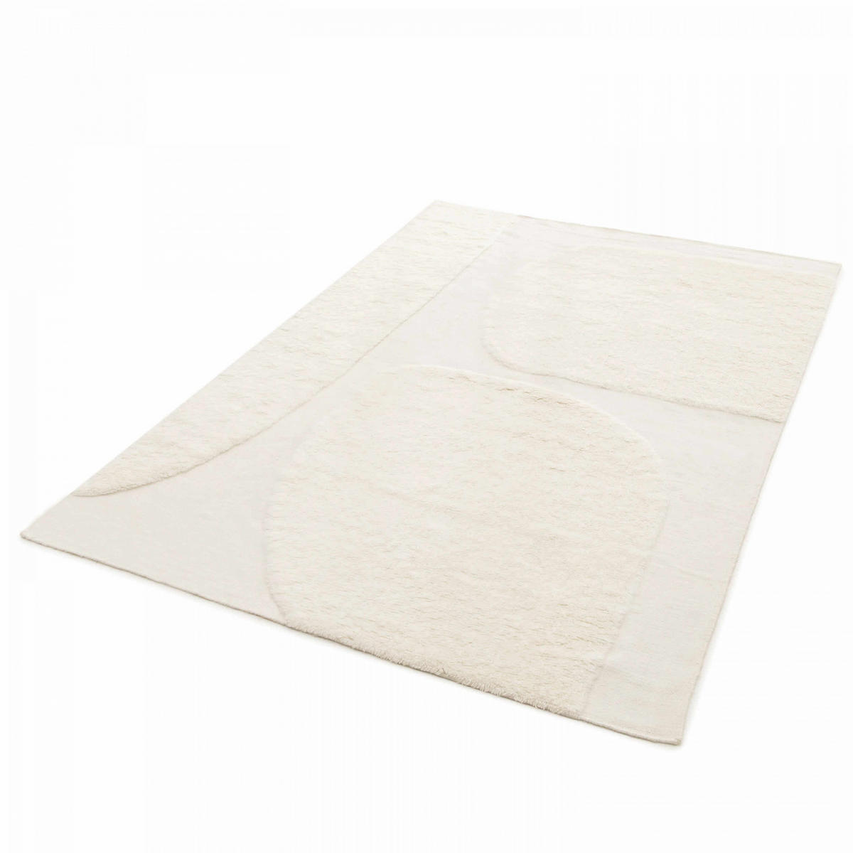 TEPPICH, 240 x 340 cm, Weiß - Weiß, Textil (340/240cm) - Oviala