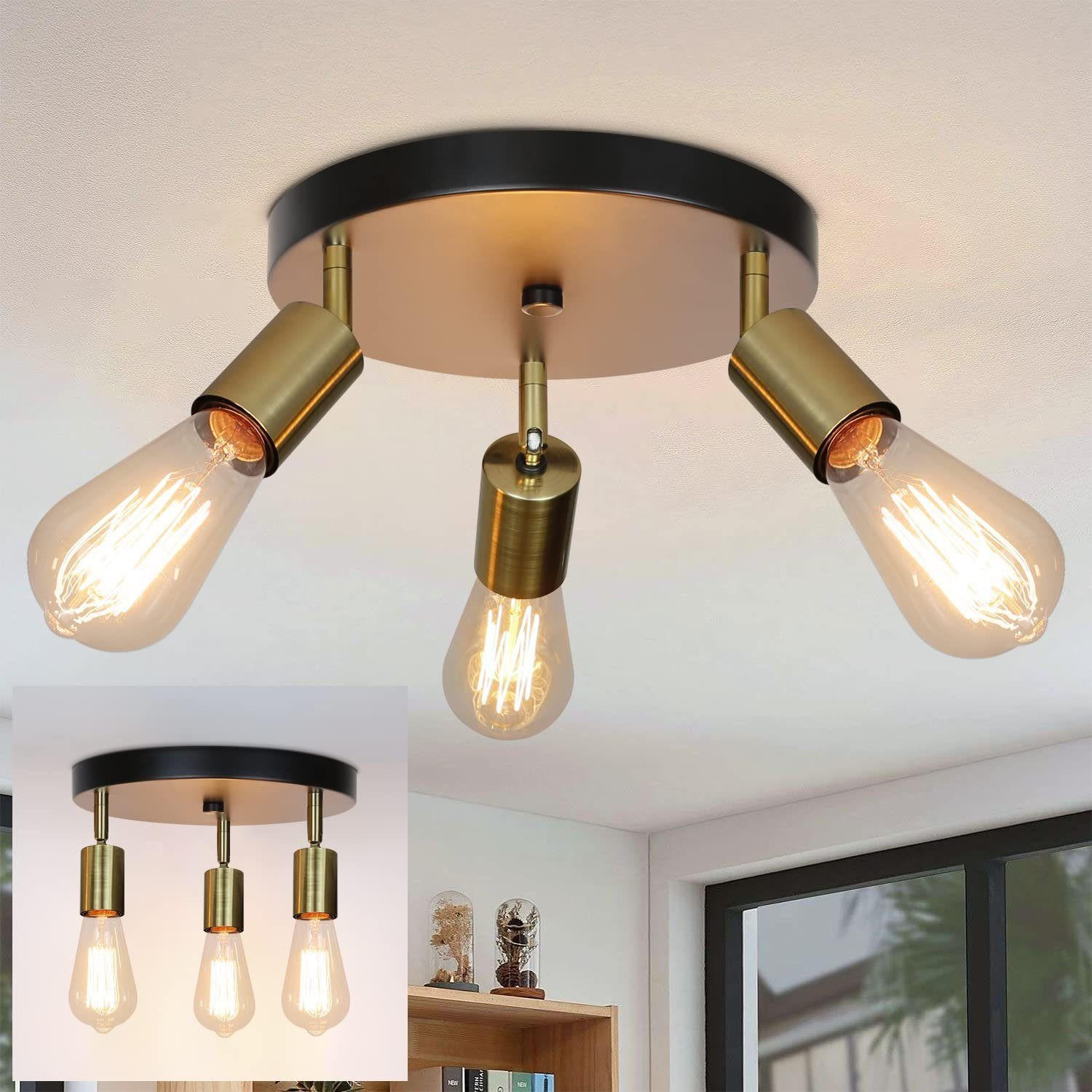 DECKENSTRAHLER Sesshoumaru 26/25/9cm - Goldfarben, Metall (26/25/9cm) - ZMH