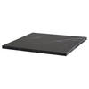 TISCHPLATTE quadratischer 60 cm, Schwarz - Schwarz, Holz/Holzwerkstoff (60/2/60cm) - Oviala
