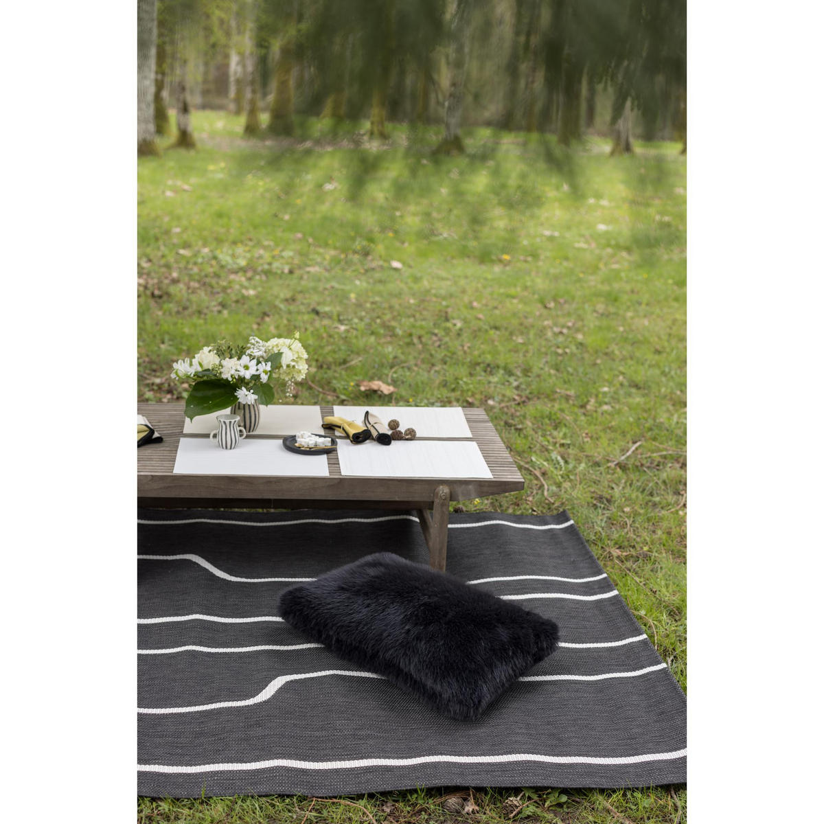 OUTDOOR-TEPPICH Damon donner 200 x 290 cm - Grau, Textil (200/290cm) - Vivaraise