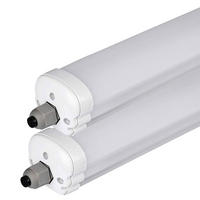 LED DECKENLEUCHTE Weiß Kunststoff Modern 2er Set - Weiß, Kunststoff (120/6.6/5.8cm)