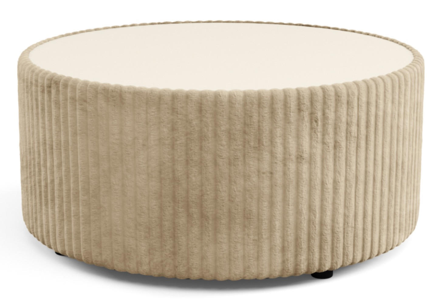 TISCH Beige MIJA Gepolstert Tilia 89x89x42 cm Aus Holzwerkstoff - Beige, Holzwerkstoff (89/89/42cm) - Sepro Meble