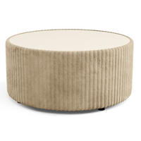 TISCH Beige MIJA Gepolstert Tilia - Beige, Holzwerkstoff (89/89/42cm) - Sepro Meble