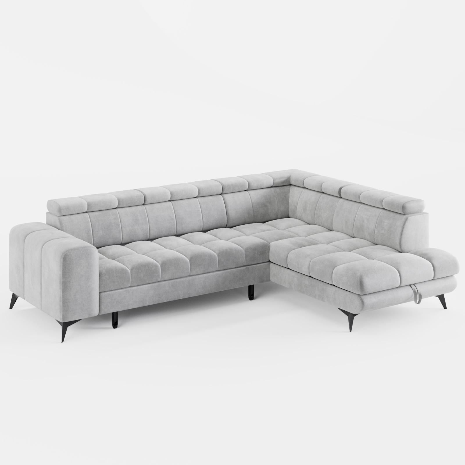 Barchello Ecksofa Grau 264x192 cm