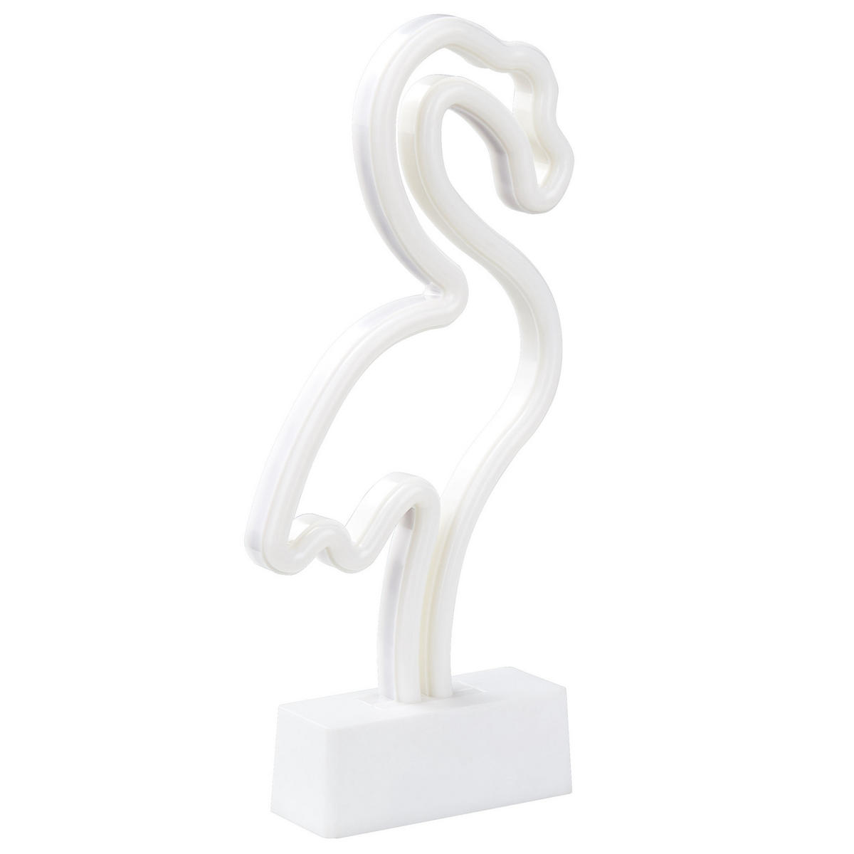 NEONLICHT LED Dekofigur mehrfarbig 3er Set MABEL - Multicolor, Kunststoff (10/20/27cm) - Beliani
