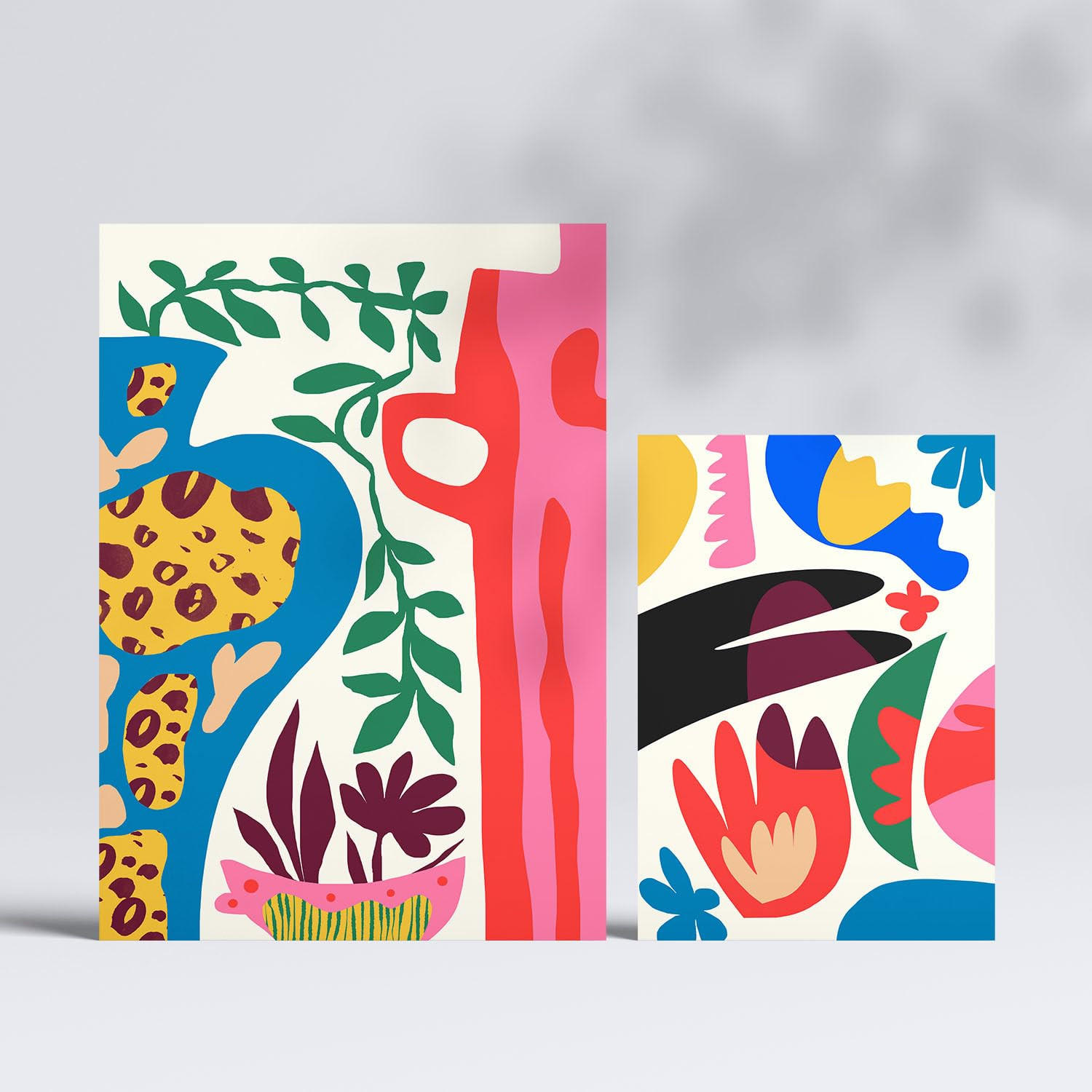 POSTER Set Mit 6 Erlöser Feen In Blume Zusammenfassung Ästhetische Dekorative Gemälde Für Ihr Wohnzimmer, Schlafzimmer, Zuhause A3 & A4 Rahmenlos - Klar, Papier (29/3cm) - Nacnic