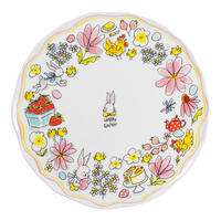 TELLER Frohe Ostern in Bunt - 31cm - Multicolor, Keramik (31/31/2cm) - Blond Amsterdam