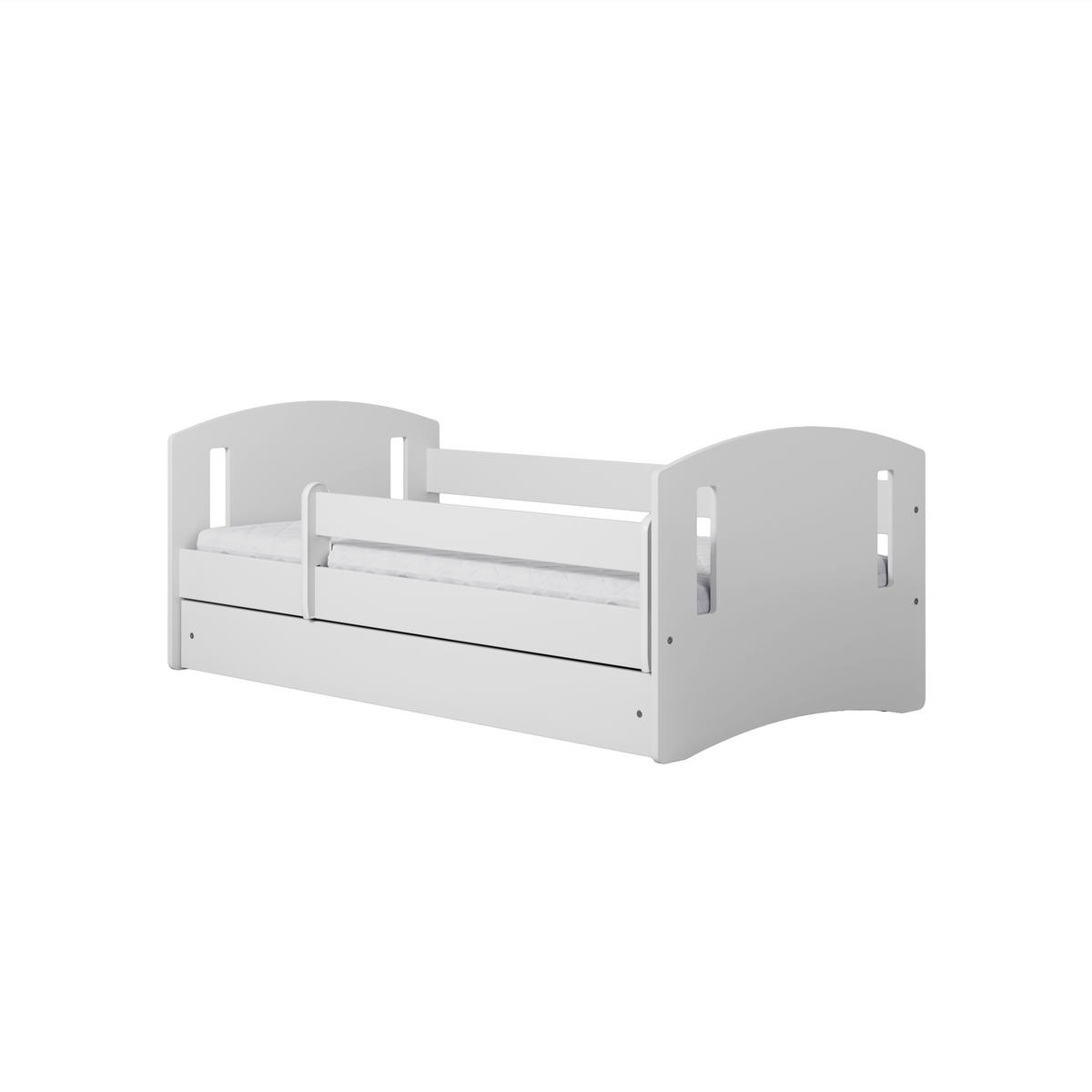 KINDERBETT CLASSIC II mit Schublade ohne Matratze 90/65/164 - Weiß, Holzwerkstoff (80/160cm) - RAUMHIRSCH FURNITURE