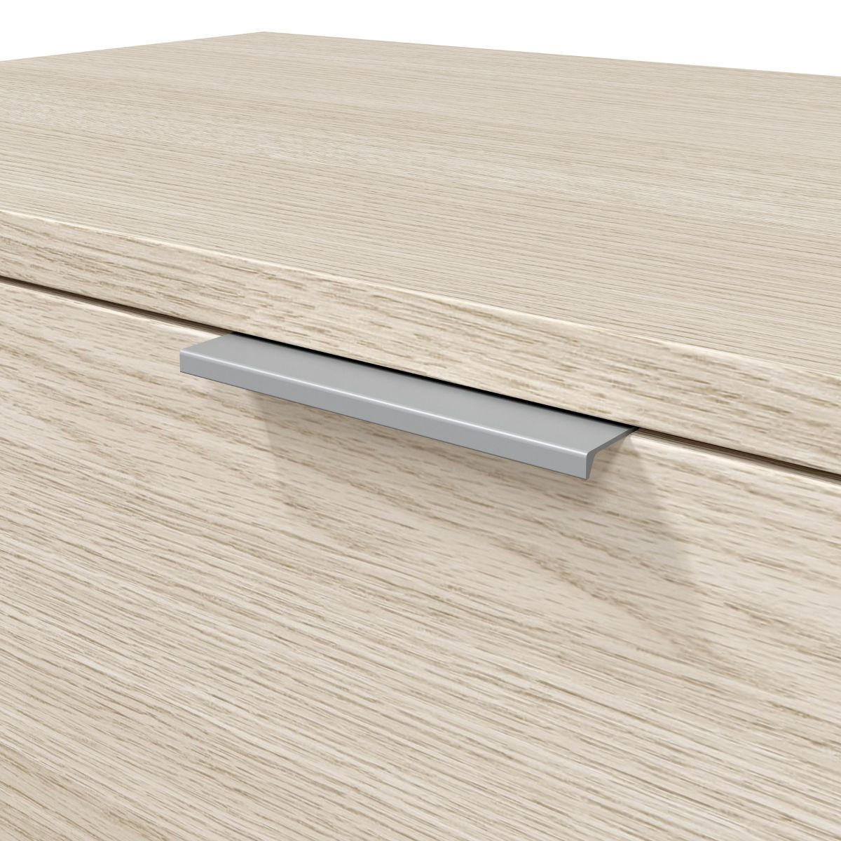 SCHUHSCHRANK 3 Klappen Zapateros - L60 cm - Eichefarben, Holzwerkstoff (22/113/60cm) - Calicosy