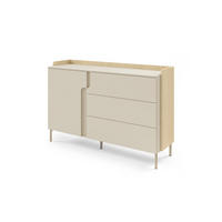 KOMMODE PAURO 07 143/95/42 cm in Eiche Mavelie / Macadamia - Eichefarben/Beige, Holzwerkstoff (143/95/42cm) - Deine Möbel 24