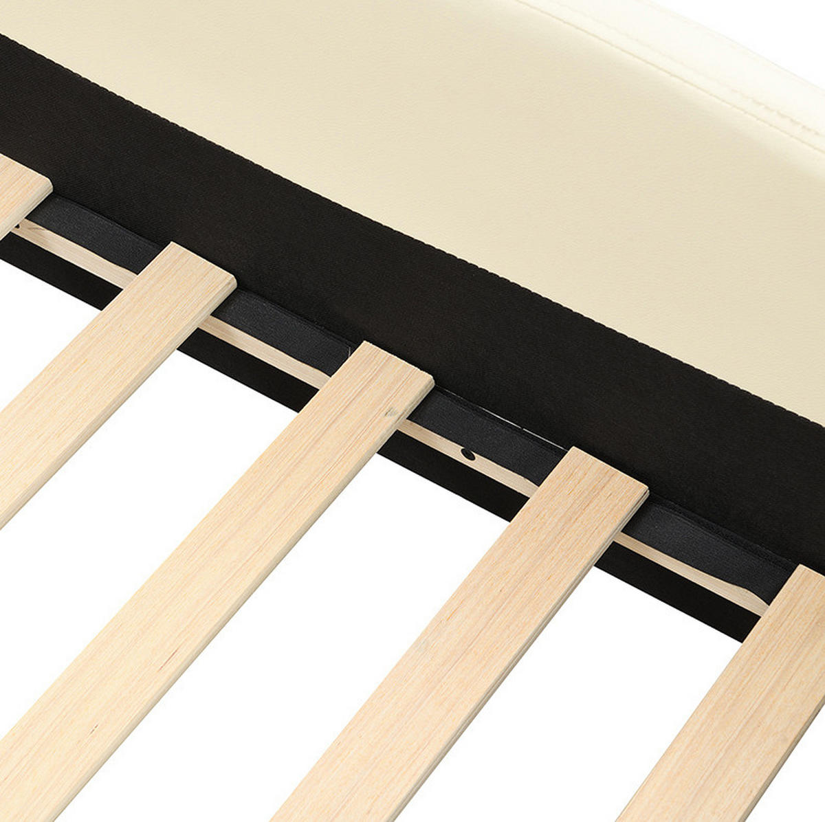 DĚTSKÁ postýlka z PU a MDF, 140/200 cm béžová, s medvídkem, skluzavkou a žebříkem - béžová, plast (140/200cm) - Modenvie