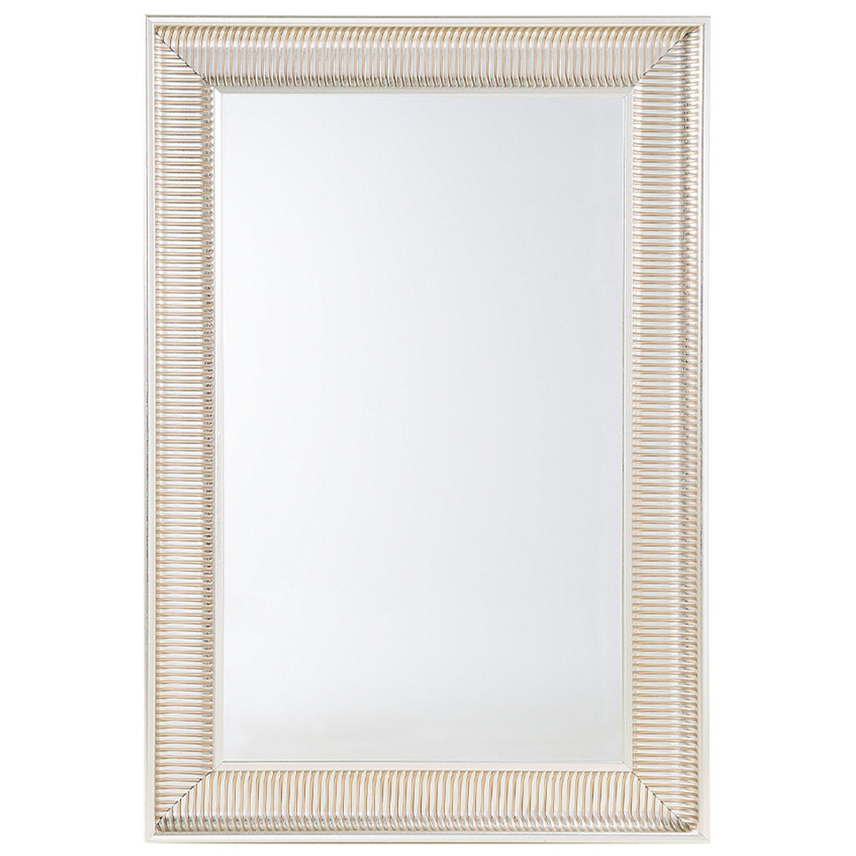 WANDSPIEGEL gold rechteckig 60/90 cm Cassis - Silberfarben/Goldfarben, Kunststoff (60/90/4cm) - Beliani