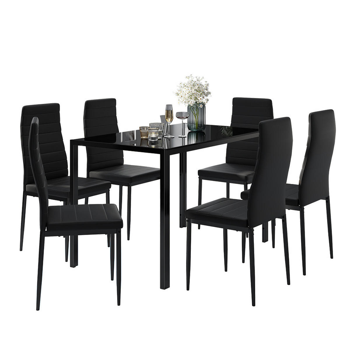 Schwarz, Metall (120/70/75cm) - Vicco