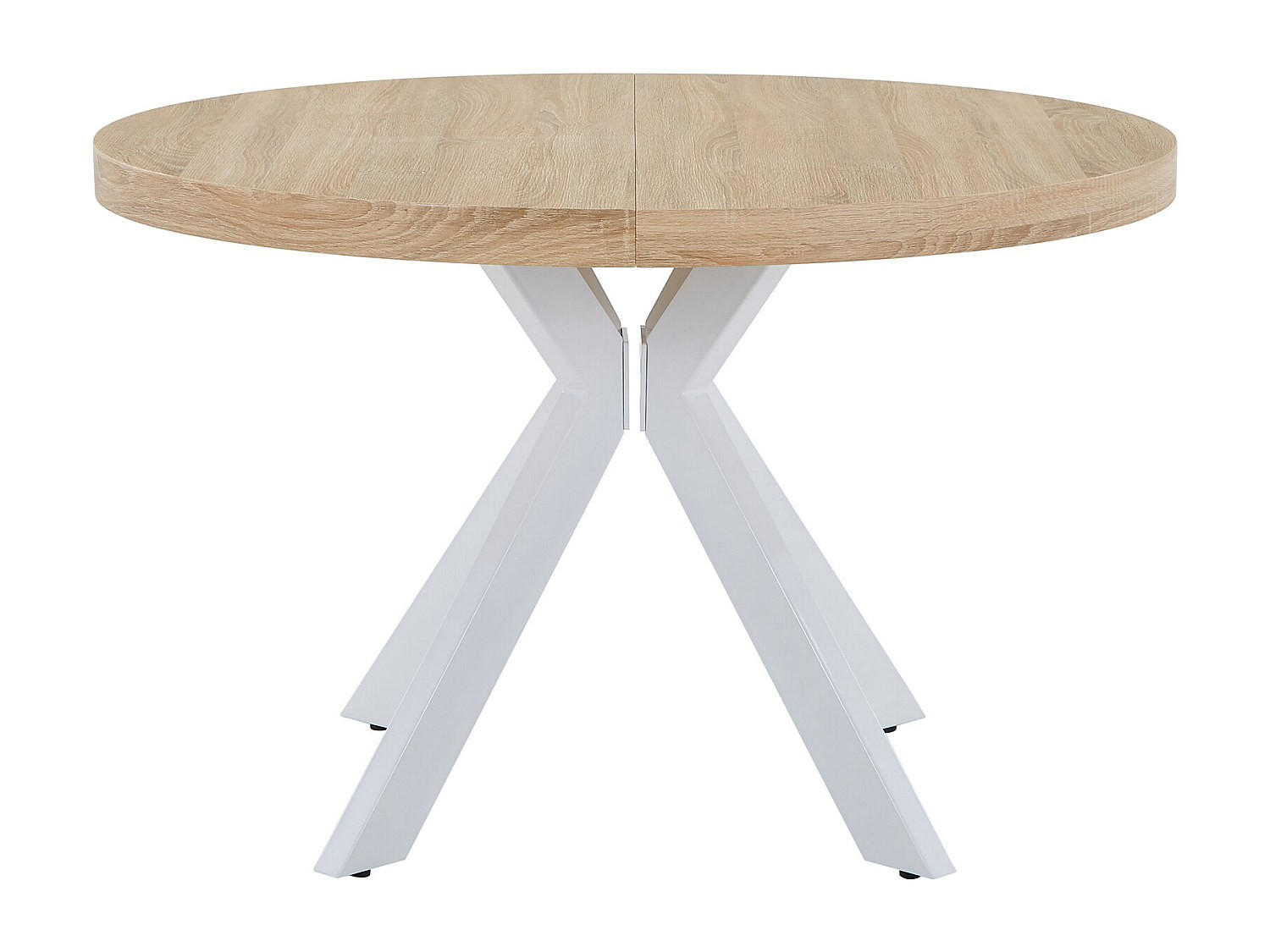 ESSTISCH - 4 Personen, 6 Personen, 8 Personen - Holz, Platte - Naturfarben Hell, Weiß - KOMONI - Naturfarben/Weiß, Holz (120/170/76cm) - Vente-Unique