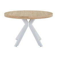 ESSTISCH - 4 Personen, 6 Personen, 8 Personen - Holz, Platte - Naturfarben Hell, Weiß - KOMONI - Naturfarben/Weiß, Holz (120/170/76cm) - Vente-Unique