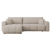 ECKSOFA Furyn Maxi - Beige/Schwarz, Holz/Kunststoff (274/145cm) - MIRJAN24
