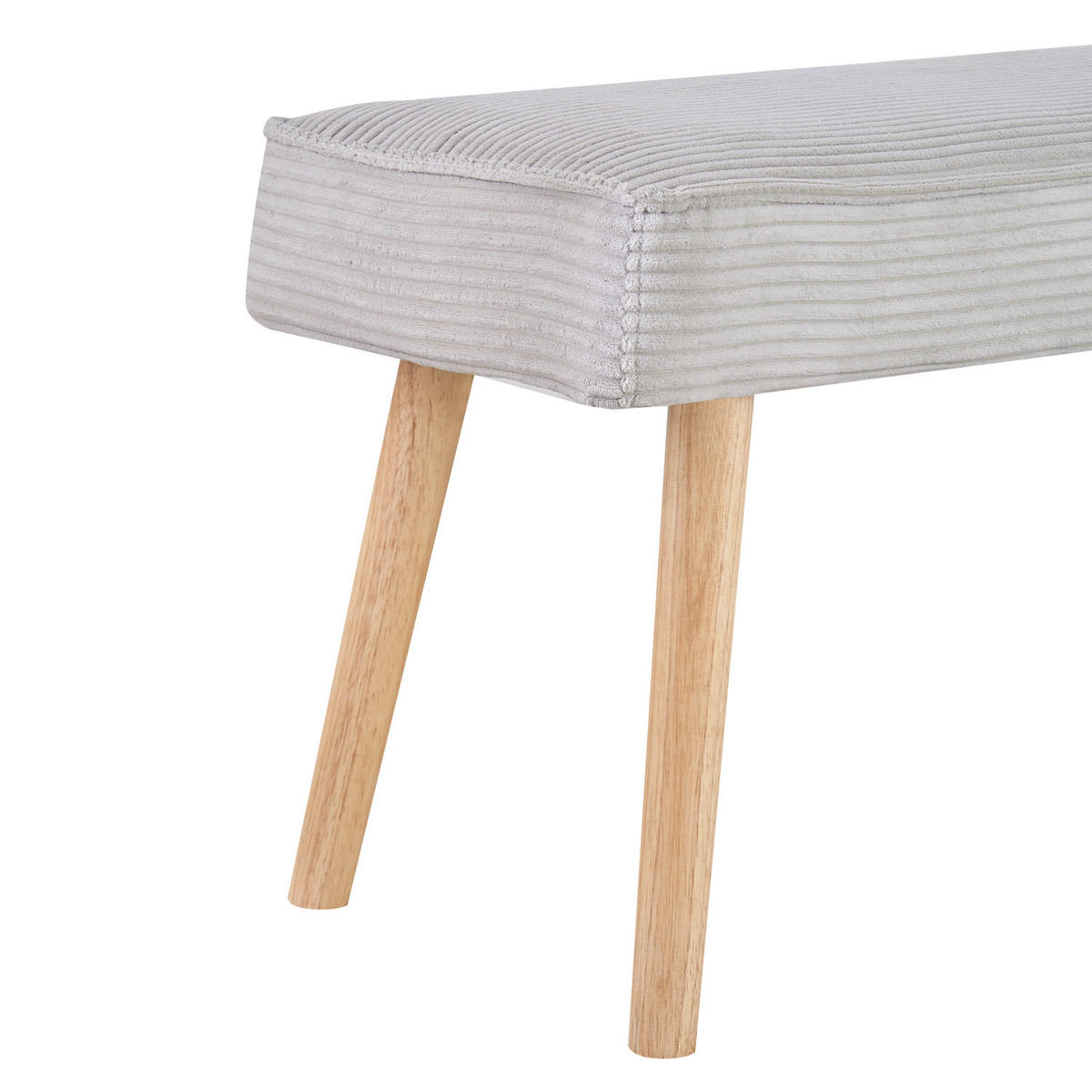 SITZBANK EMIL 140/42/50 cm Grau - Grau, Holz/Textil (140/50/42cm) - B&D Home
