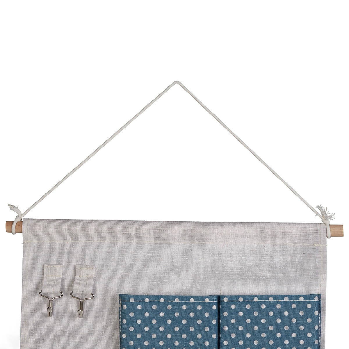 ZÁVĚSNÝ organizér - různobarevná, kov/dřevo (39/60/2cm) - Relaxdays