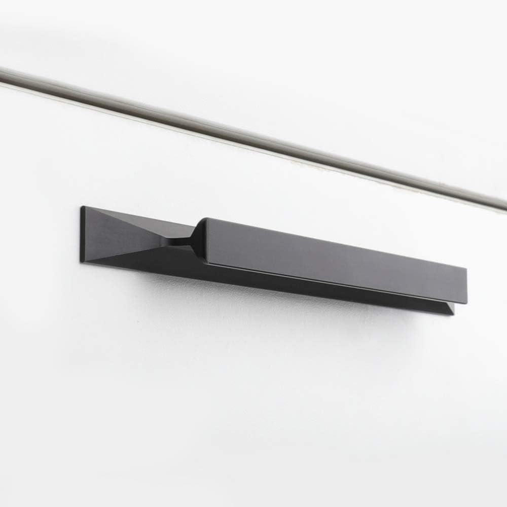 MÖBELGRIFF Schwarz 5er-Set 160 mm Aluminium - Schwarz, Metall (1/1.8/25cm)