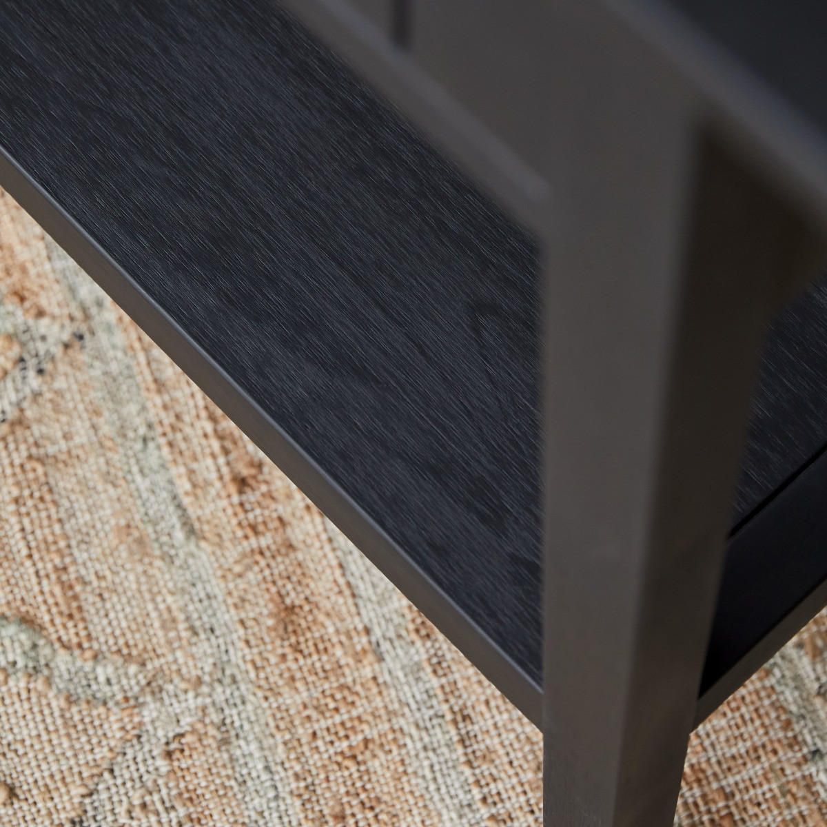 KONSOLENTISCH Thaki Black Schwarz aus Pinie - Schwarz, Holz (35/120/80cm) - Tikamoon